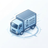 A 3D icon of a delivery truck in shades of blue and white representing reliable shipping services.